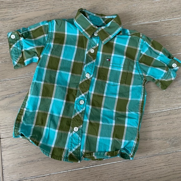 Tommy Hilfiger Button Down Shirt Little Boy NWT
